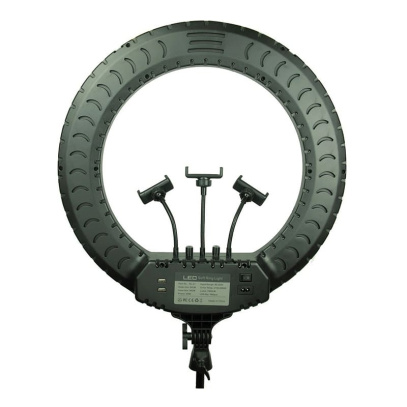 Кольцевая лампа 53 см с пультом д/у, тремя держателями телефона (RL-21)