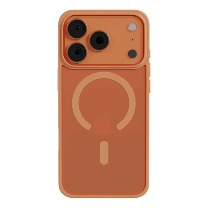 Чехол для iPhone 17 Pro AceCase Soft Rim Orange, оранжевый