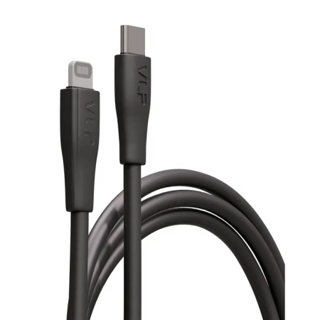 Дата-кабель VLP LITE Color Line USB-C to Lightning, 27W, 1м Чёрный