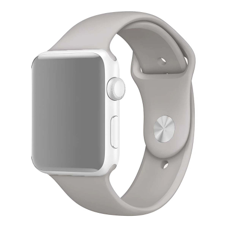 Ремешок Gurdini Sport Band (силиконовый) Apple Watch 42mm/44mm (S/M-M/L) Stone