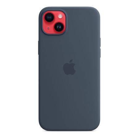 Чехол Silicone Case MagSafe для Apple iPhone 14 Plus Синий