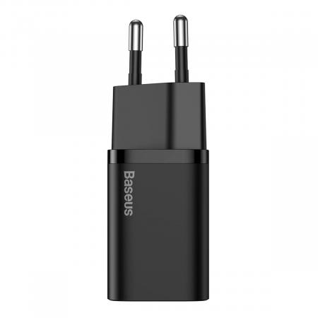 Зарядное устройство USB Type-C Baseus Super Si Quick Charger 1C 20Вт EU (CCSUP-B01) Чёрный