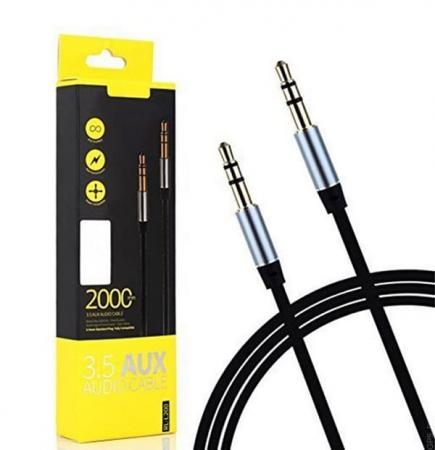 AUX аудио кабель REMAX 2 м (RL-L200) Черный