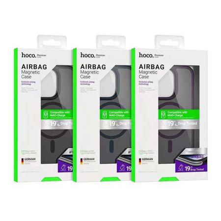 Чехол hoco. AIRBAG Magnetic Case для Apple iPhone 15 Pro (AS5) Синий