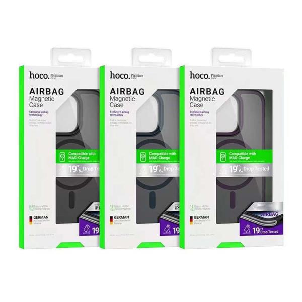 Чехол hoco. AIRBAG Magnetic Case для Apple iPhone 15 Pro (AS5) Синий