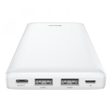 Внешний аккумулятор Baseus 20000mAh Fast Charge 15Вт Mini JA (PPJAN-B02) Белый