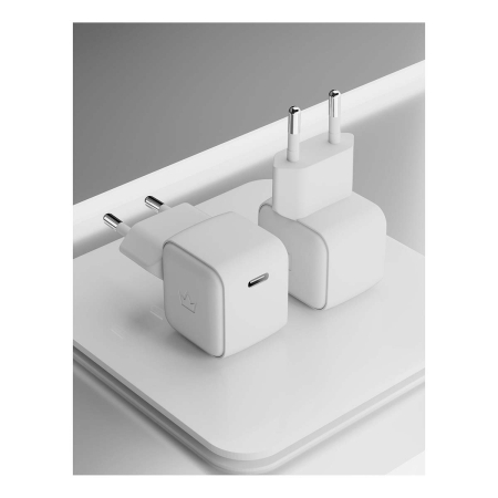 Зарядное устройство VLP G-Charge 30Вт USB-C, PD, QC, Белый