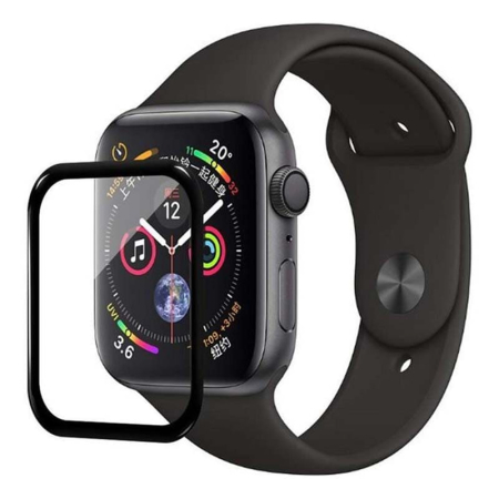 Защитное стекло для Apple Watch 38 мм COTEetCI 4D Full Glass Series Глянцевое