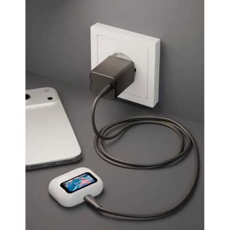 Дата-кабель VLP LITE Color Line USB-C to Lightning, 27W, 1м Чёрный