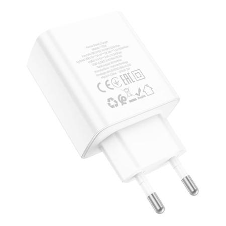 Зарядное устройство hoco. QC3.0 4USB порта 28,5Вт (C102A) Белый