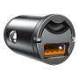 Автомобильная зарядка в прикуриватель быстрая Baseus Tiny Star Mini Quick Charge 30W VCHXXU QC 3.0 (VCHX-A0G) Черный