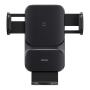 Автомобильный держатель с функцией беспроводной зарядки Baseus Wisdom Auto Alignment Car Mount Wireless Charger (QI 15W) Air Outlet Base (CGZX000001) Черный