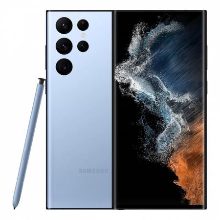 Samsung Galaxy S22 Ultra (2022) 12/512Gb Sky Blue, голубой