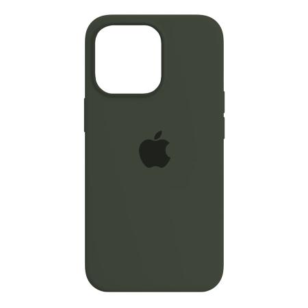 Чехол Silicone Case для Apple iPhone 13 Pro Темно-зеленый