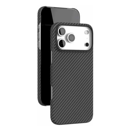 Чехол для iPhone 17 Pro с MagSafe VLP Kevlar Case Чёрный
