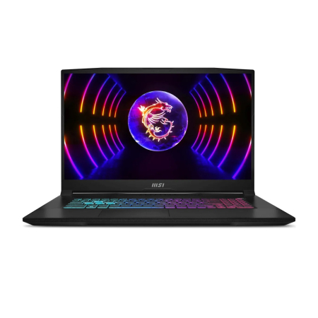 Ноутбук 17.3" MSI Katana 17 (B12VEK-1495XRU) Core i5 12450H, 16Gb DDR5, SSD 1Tb, NVIDIA RTX4050 6Gb, FullHD, Без ОС Black, чёрный