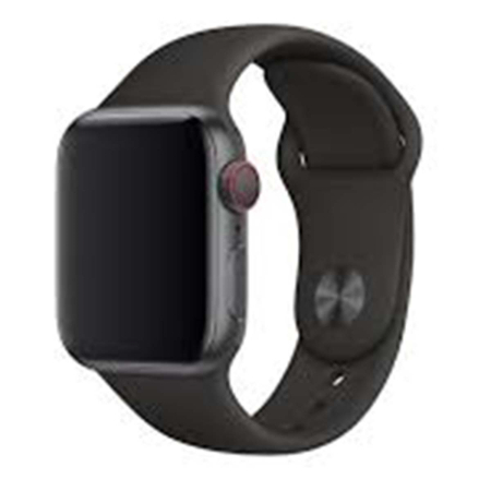 Ремешок Gurdini Sport Band (силиконовый) Apple Watch 42mm/44mm (S/M-M/L) Black