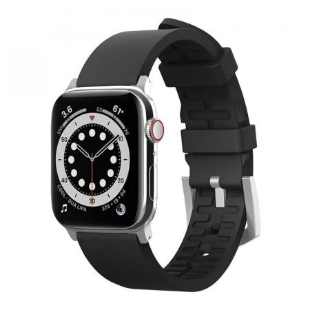 Ремешок Elago для Apple Watch 42/44/45 мм Sport Rubber strap (EAW-BAND-44BK) Черный