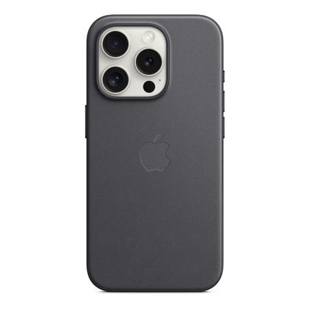 Чехол FineWoven Case для Apple iPhone 15 Pro с MagSafe Black, черный