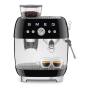 Кофемашина эспрессо со встроенной кофемолкой SMEG 50s style (EGF03BLEU) Чёрный
