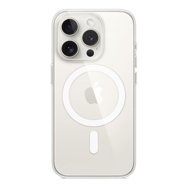 Чехол Clear Case MagSafe для iPhone 15 Pro Прозрачный