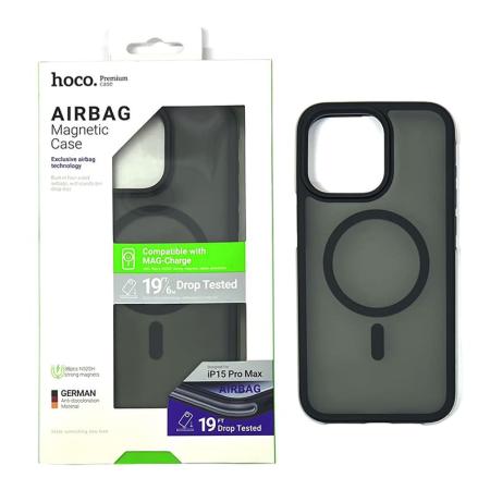 Чехол hoco. AIRBAG Magnetic Case для Apple iPhone 15 Pro (AS5) Черный
