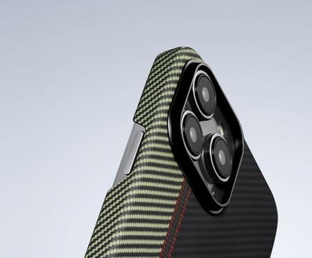 Чехол для iPhone 14 Pro Pitaka Fusion Weaving MagEZ Case 3 кевлар (арамид) (FO1401P) Overture