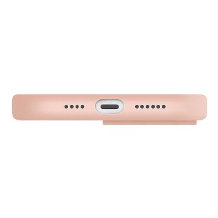 Чехол для iPhone 13 c Magsafe UNIQ Lino Hue (IP6.1HYB(2021)-LINOHMPNK) Розовый