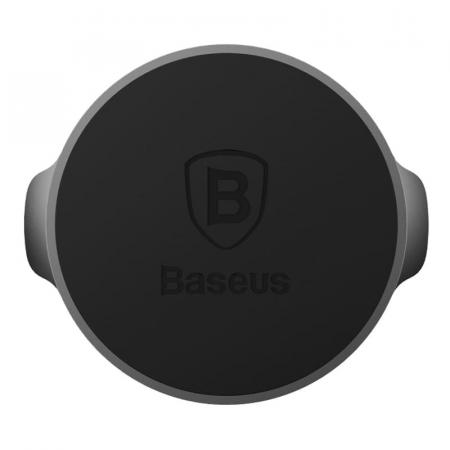 Автомобильный магнитный держатель-кнопка Baseus Small Ears (SUER-C01) Черный
