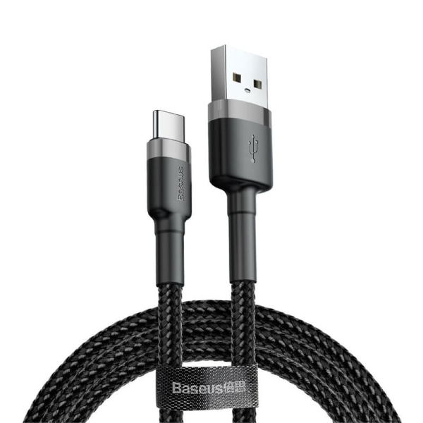 USB кабель Baseus Cafule Cable разъем Type-C (CATKLF-BG1) Черный