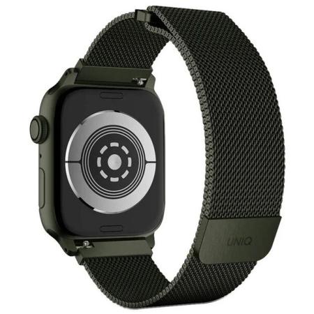 Ремешок UNIQ для Apple Watch 38/40/41 мм Dante Strap Mesh Steel (41MM-DANGRN) Зеленый